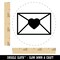 Envelope with Heart Rubber Stamp for Stamping Crafting Planners